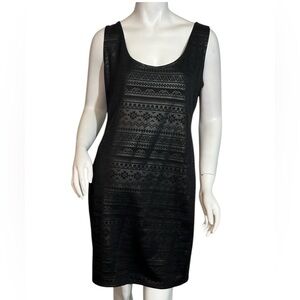 B8- black dress size L MATERIAL GIRL large